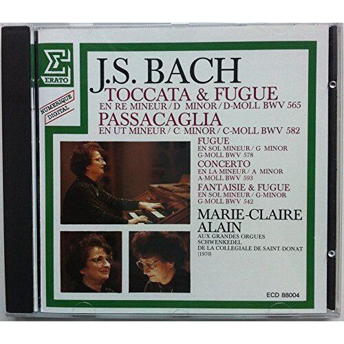 Bach - Toccata & Fugue - Passacaglia - Marie-Claire Alain