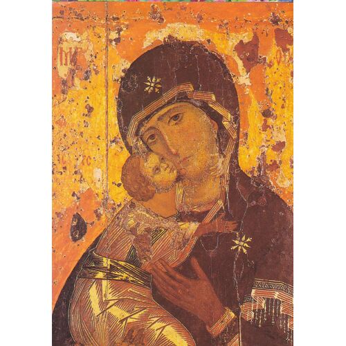 Andreï Roublev : La Vierge De Vladfimir (Carte Du Pélerin)