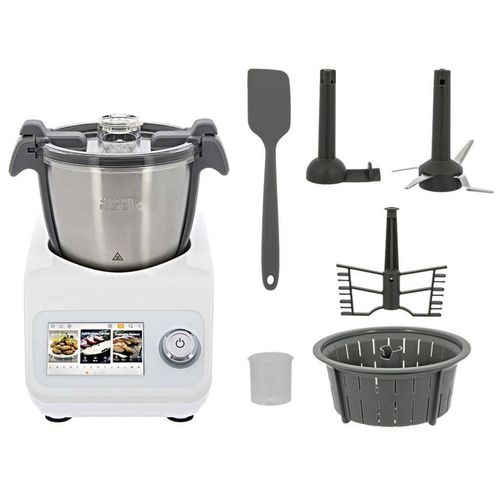 Robot de cuisine connecté avec tous les accessoires compact Cook Platinum