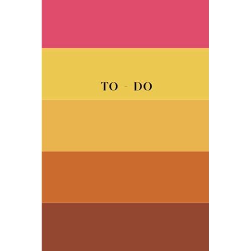 To-Do: 6 X 9" 50 Pages | Checklist Journal For Personal And Business | Daily Lined To-Do Lists With Checkboxes | Agenda Notepad For Men, Women, Students & Kid