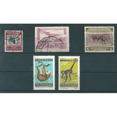 Colombie N° Pa 108; Pa 255; 515; 576; 578