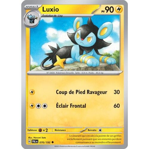 Carte Pokémon - Luxio - 070/193 - Ev2 Evolutions À Paldea