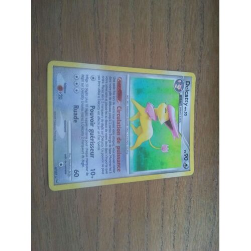 Carte Pokémon 4/127 Delcatty 90 Pv - Holo Série Platine  Neuf Fr