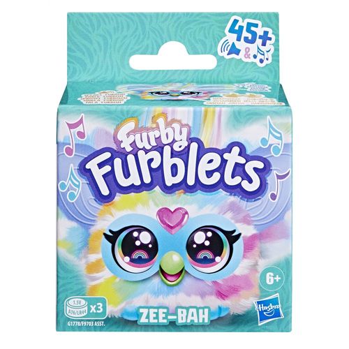 Pound Puppies Plush Furby Furblets Zee-Bah