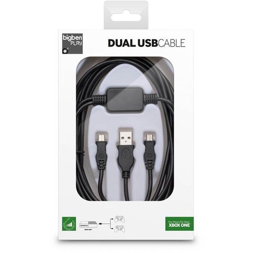 Câble Double Usb Pour Manettes Xbox One - Dual Usb Cable