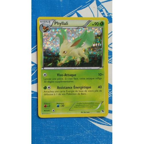 Carte Pokémon "Phyllali" Pv90 Holo 1/12