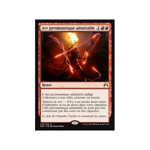 Art Pyromantique Admirable - Magic Origines - 143/272