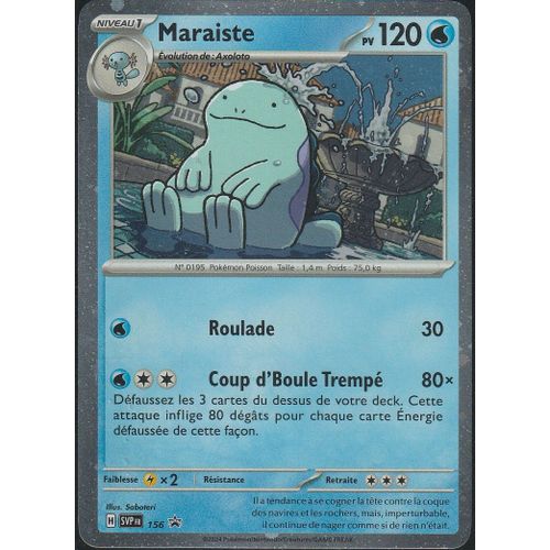Carte Pokémon - Maraiste - 156 - Holo-Rare - Ev8 Etincelles Déferlantes