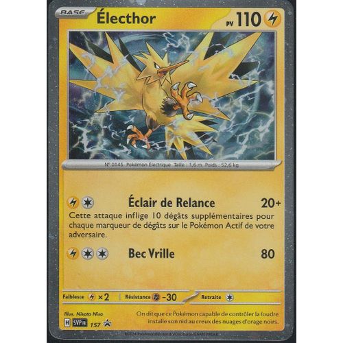 Carte Pokémon - Electhor - 157 - Holo-Rare - Ev8 Etincelles Déferlantes
