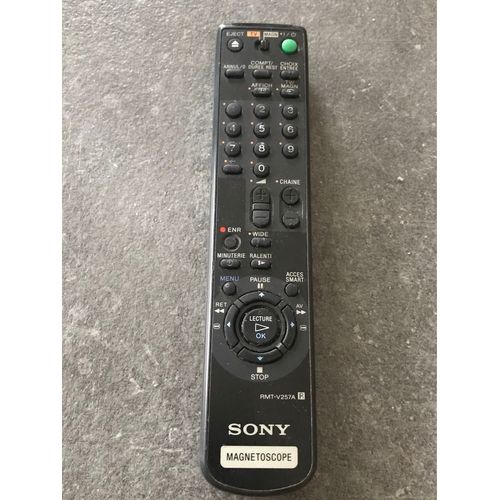 Télécommande d origine sony magnétoscope RMT-V257A