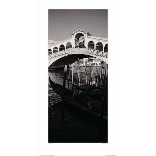 Heiko Lanio - Rialto Bridge, Venice) - Art Print 50x100cm - Affiche / Poster - Envoi En Tube