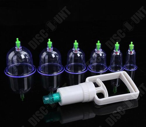 Coffret 12 Cupping Ventouse Kit Tool Traditional Chinese Medical Vacuum Cupping Body Massage Healthy 