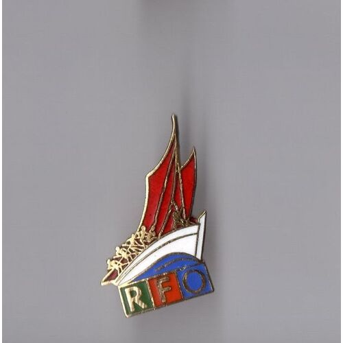 Pin's Média / Rfo (Réseau Francais Outremer) - Voilier (Egf Signé Winner)