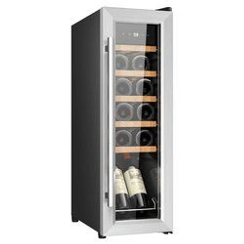 Cave à vin sur pied Cecotec GrandSommelier 1550 Inox - 15 bouteilles - 39 dB