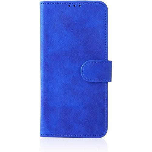Coque Motorola Edge 40 Neo 5g,Housse En Pu Cuir De Haute Qualite Avec [Emplacements De Cartes] Flip Etui Pour Motorola Edge 40 Neo 5g (Bleu)
