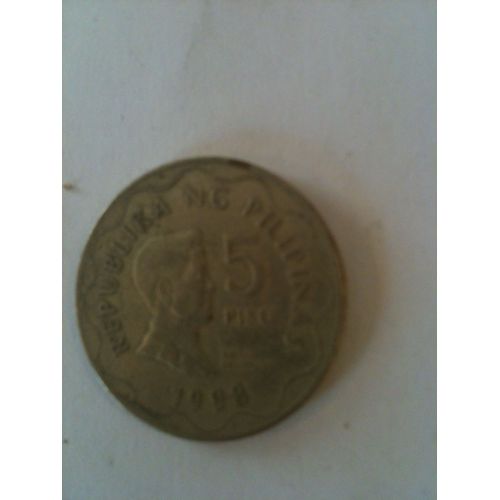 Pièce 5 Piso Philippines 1998