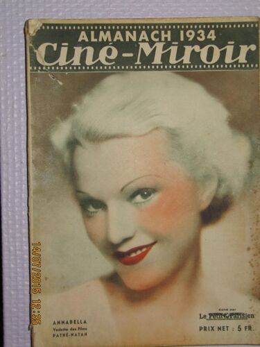 Ciné Miroir 1934  Almanach