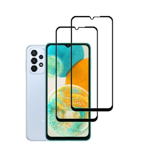 Hqselection® Lot De 2 Verres Trempés Pour Samsung Galaxy A23 4g/5g .Film De Protection D'écran Couverture Complète Noir - Anti Rayures - Ultra Résistant Dureté 9h
