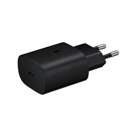 Chargeur Secteur pour Smartphone Universel USB-C 25W Charge Rapide 3A Samsung Noir