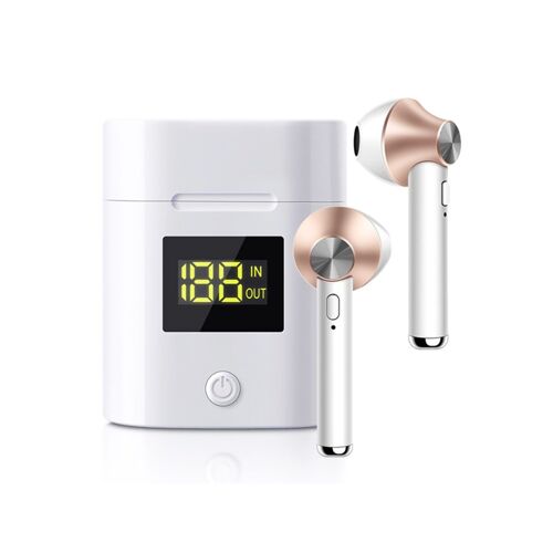 Écouteurs Sans Fil Bluetooth 5.0 Tws Modèle Jeezpro Avec Affichage Led Ekodorée