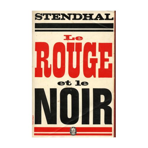 Le Rouge Et Le Noir / Stendhal / Réf18141
