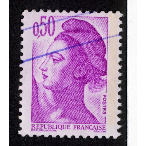 Timbre Marianne Liberté De Gandon ,République Française,Postes,0,50