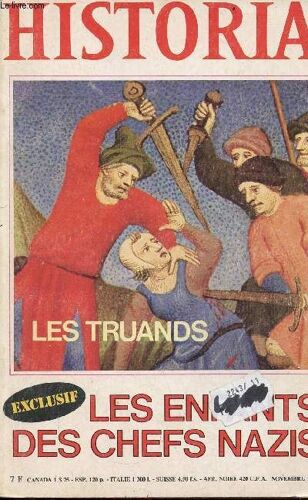 Historia N°384 Novembre 1978 - Les Enfants Des Chefs Nazis - Les Truands Au Moyen Âge Par Bronislav Geremelk - John D. Rockefeller, L Homme Le Plus Riche Du Monde Par Alain Decaux - Les Archives(...)