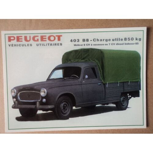 Peugeot  403b8 Carte Postale Moderne