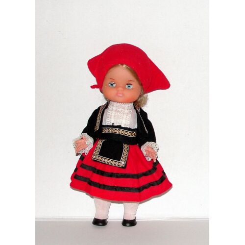 Ancienne Poupée Folklorique Articulée Vintage 28cm 