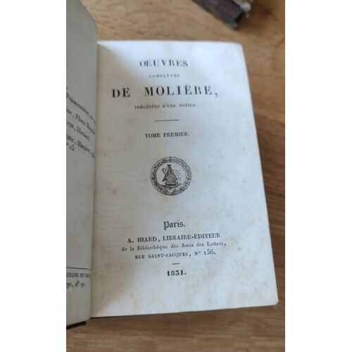 Oeuvres Complètes De Molière