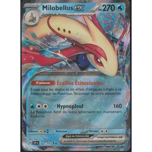 Carte Pokémon - Milobellus Ex - 042/191 - Ultra-Rare - Ev8 Etincelles Déferlantes