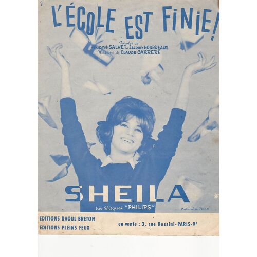 L'école Est Finie. Sheila. A 94