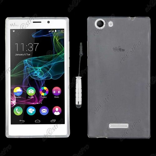 ebestStar ® Housse Etui Coque Silicone Gel TPU Souple Ultra Fine 0,5mm pour Wiko Ridge FAB 4G, Couleur Transparent + Mini Stylet + Film protection d'écran