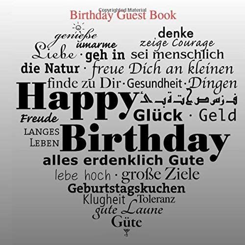Birthday Guest Book: Happy Birthday: Guest Log And Gift Log. Host Gift: Collect Memories 105 Pages 8.5.X 8.5