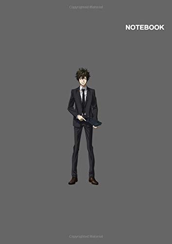 Psycho-Pass Anime Boy Notebook Cover: 110 Pages, Classic Lined Pages, (8.27 X 11.69 Inches) A4.