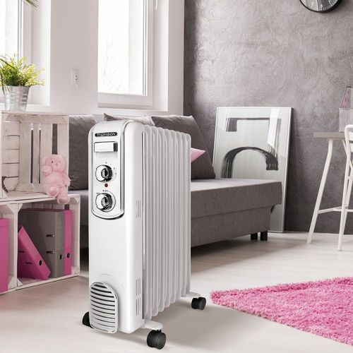 Thomson FIFTY THBDH09VB - Radiateur à huile - mobile - blanc