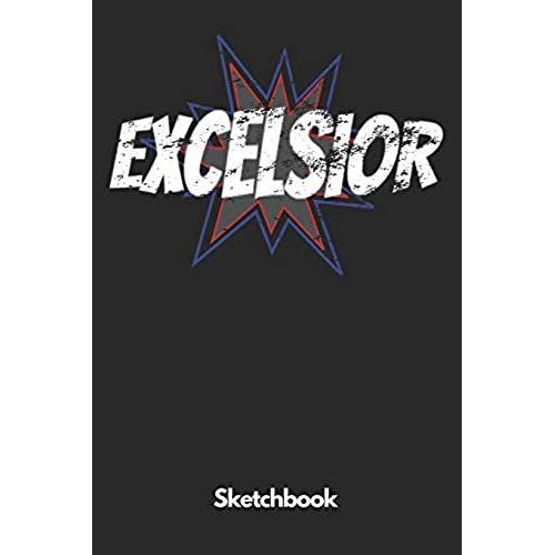 Excelsior Sketchbook: A5 Skizzenbuch | Sketchbook | Notizenbuch | Erinnerungsbuch | Zeichenbuch | Scrapbook | Geschenk Fuer Studenten, Comiczeichner, Mangazeichner, Architekten, Kuenstler, Maenner, Fr