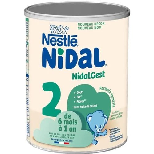 Nidal Plus 2 Formule Épaissie + Fibres 800g