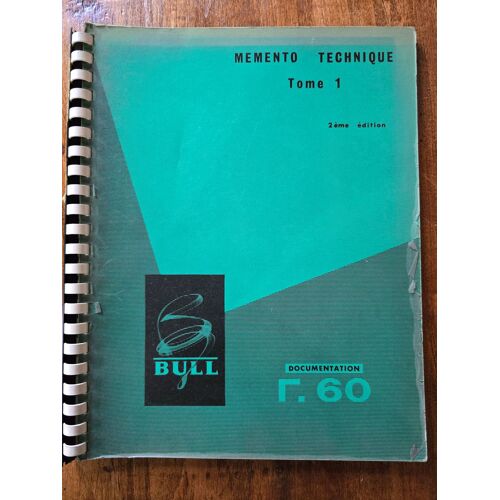 Gamma 60 Bull Memento Technique Tomes 1 Et 2