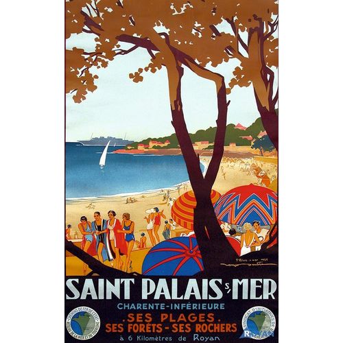 Affiche Saint Palais Sur Mer