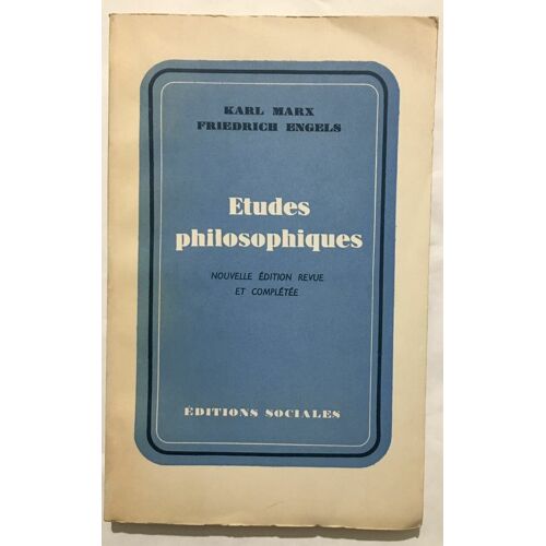 Etudes Philosophiques (Nouvelle Édition Revue Et Complétée)