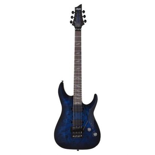 Schecter - Omen Elite 6 Floyd Rose See Thru Blue Burst