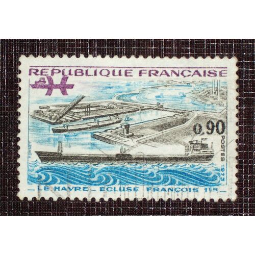 France N° 1772 Oblitéré De 1973 - 90c « Le Havre, Écluse François 1er »