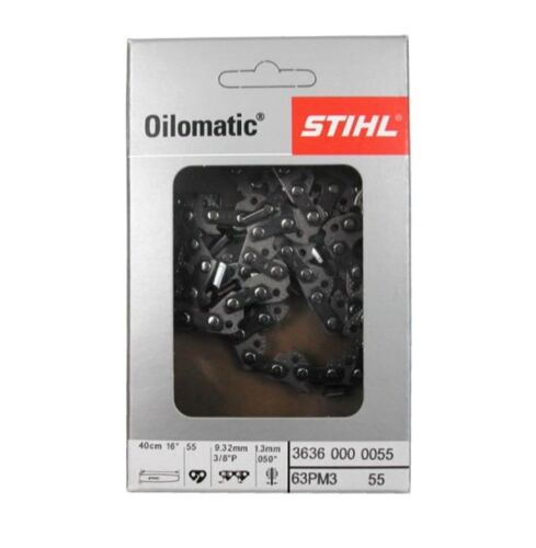 STIHL 3636 000 0055 CHAINE TROCONNEUSE 0795711340094 CHAINSAW 63 PM3 55 BRICOLAGE DECOUPE COUPE BOIS MENUISERIE COMASOUND KARTEL CSK ONLINE