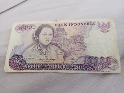 Billet 10000 Rupiah Indonesie