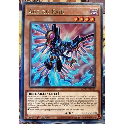 Yu Gi Oh Mp21 Fr166 Aile Du Raid Rare