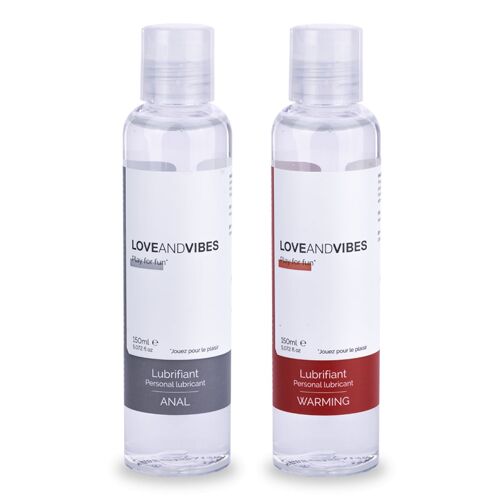 Duo De Lubrifiants Anal Et Hot Love And Vibes 150ml