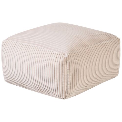 Pouf MUKKI Beige Coton