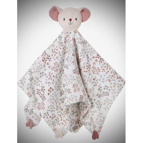 Doudou souris Vertbaudet lange coton grenier jouet bébé 