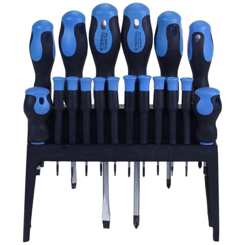 Set de 18 tournevis professionnels avec support
